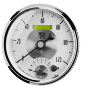 AutoMeter 2095 - GAUGE, TACH/SPEEDO, 5", 120MPH & 8K RPM, ELEC. PROGRAM., PRESTIGE PEARL 4