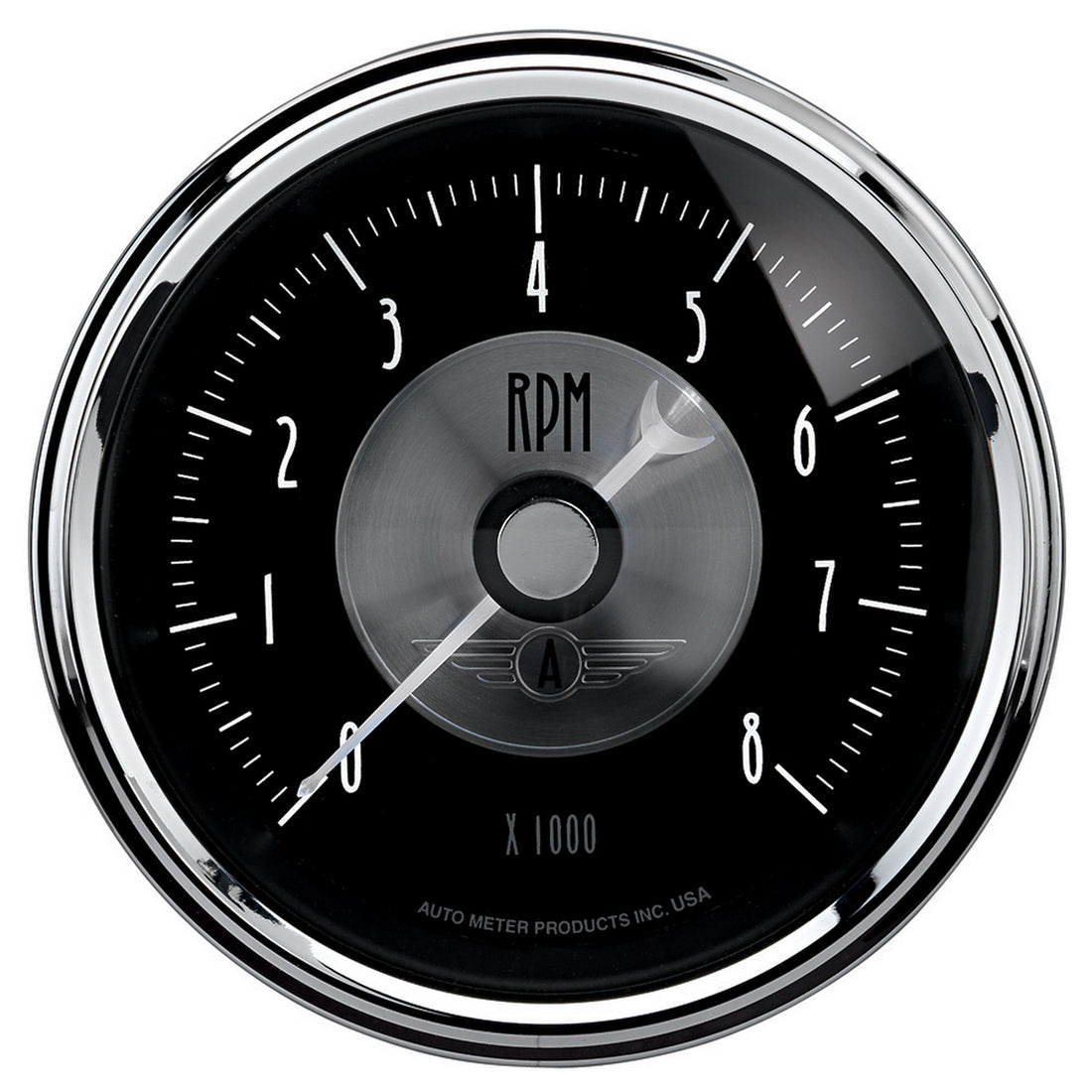 AutoMeter 2096 - GAUGE, TACHOMETER, 3 3/8", 8K RPM, IN-DASH, PRESTIGE BLK. DIAMOND 5