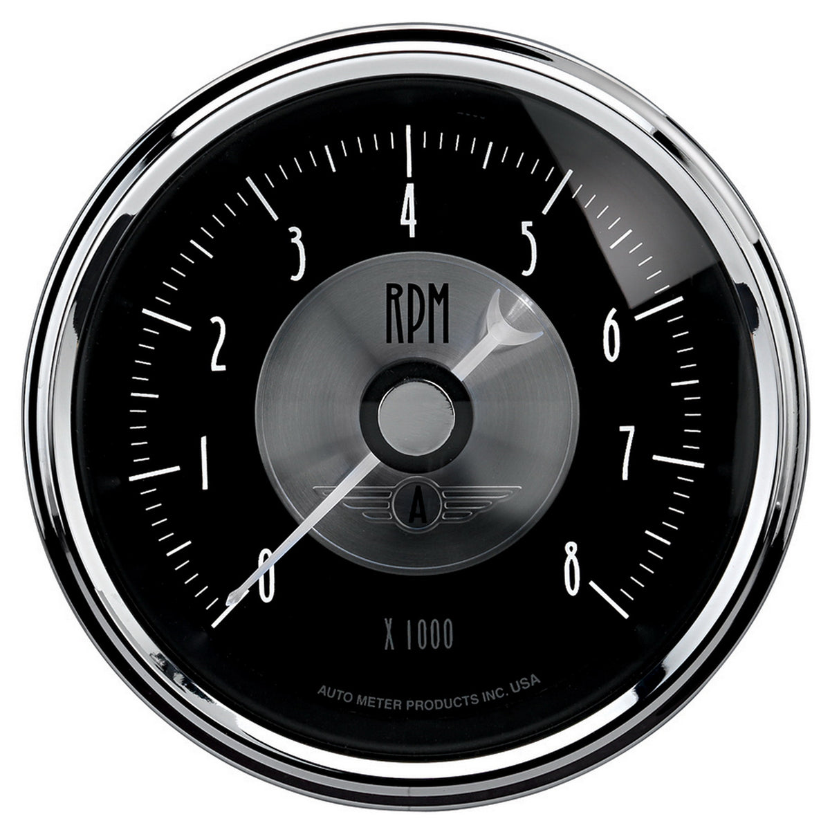 AutoMeter 2096 - GAUGE, TACHOMETER, 3 3/8", 8K RPM, IN-DASH, PRESTIGE BLK. DIAMOND 5