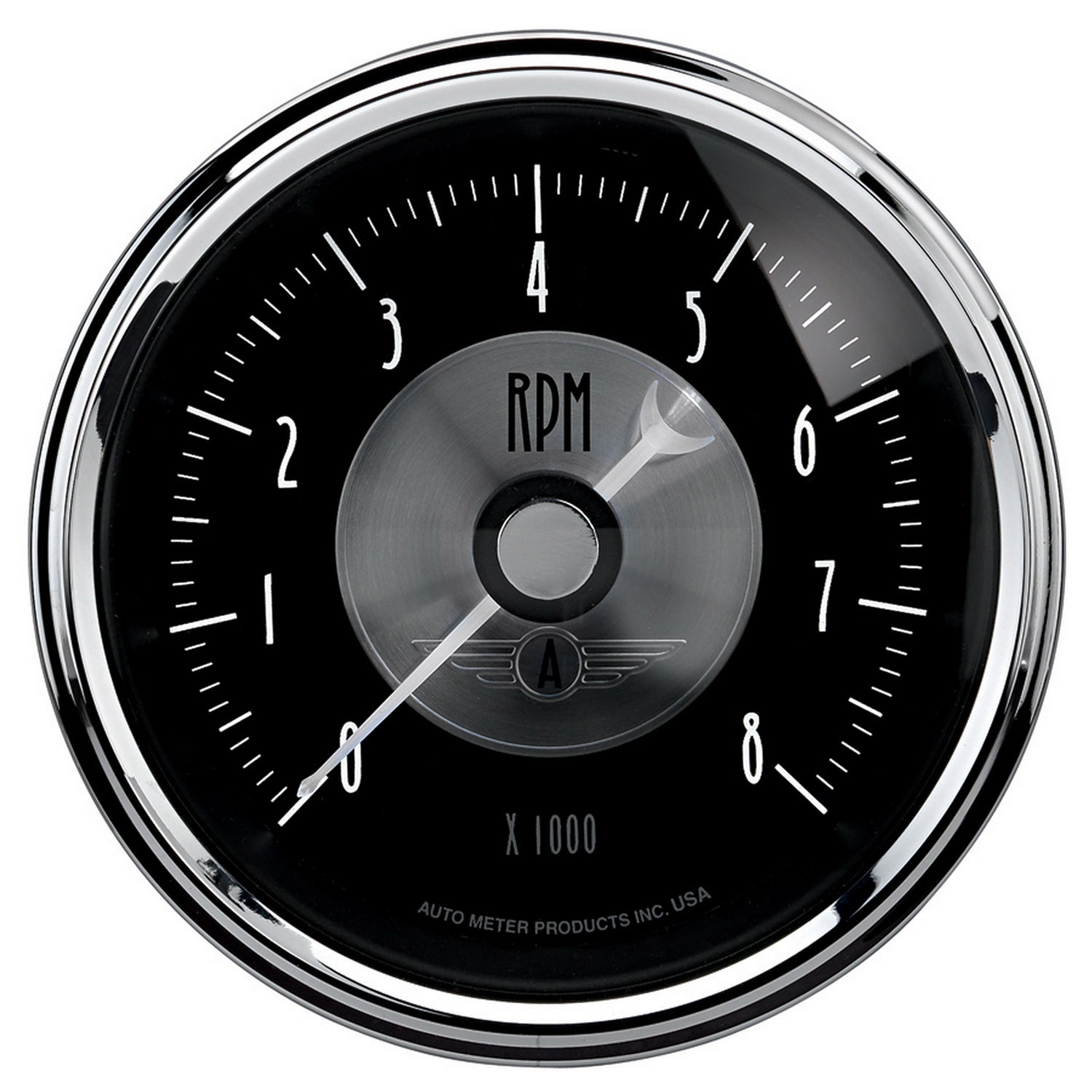 AutoMeter 2096 - GAUGE, TACHOMETER, 3 3/8", 8K RPM, IN-DASH, PRESTIGE BLK. DIAMOND 5