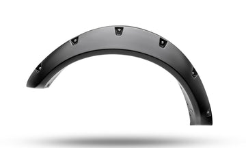 Bushwacker 20960-02 - Black Pocket/Rivet Style Textured Finish 4-Piece Fender Flare Set For 2021-2023 Ford Bronco, 4-Dr Bushwacker 1