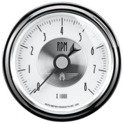 AutoMeter 2098 - GAUGE, TACHOMETER, 3 3/8", 8K RPM, IN-DASH, PRESTIGE PEARL 3