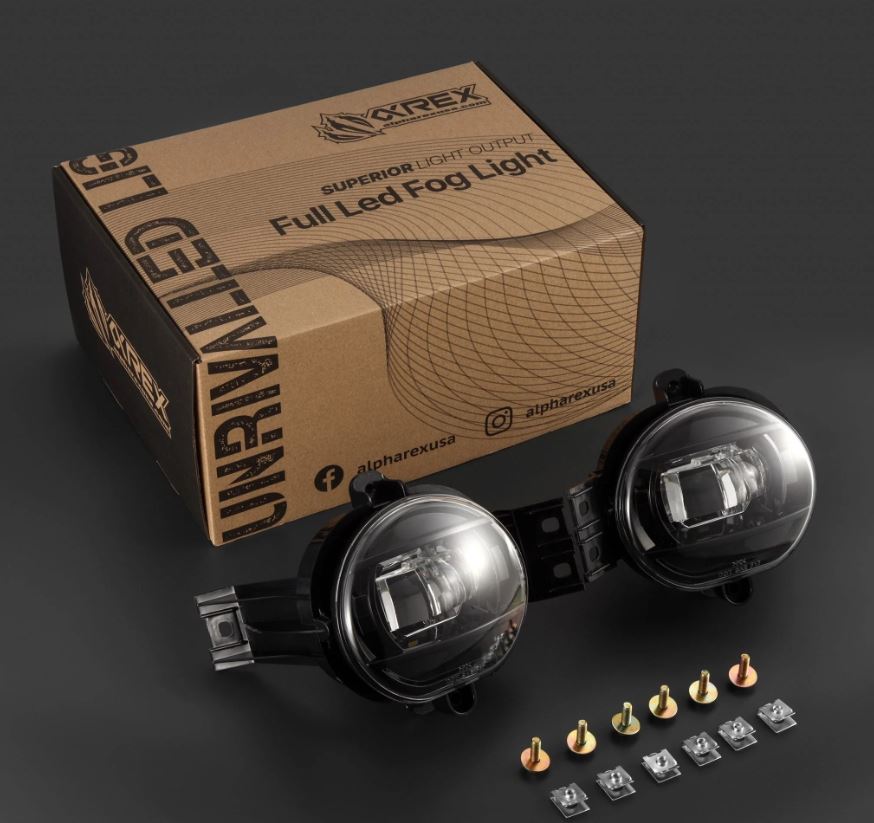 AlphaRex 210005 - DoubleTap Dual Color LED Projector Fog Lights 3
