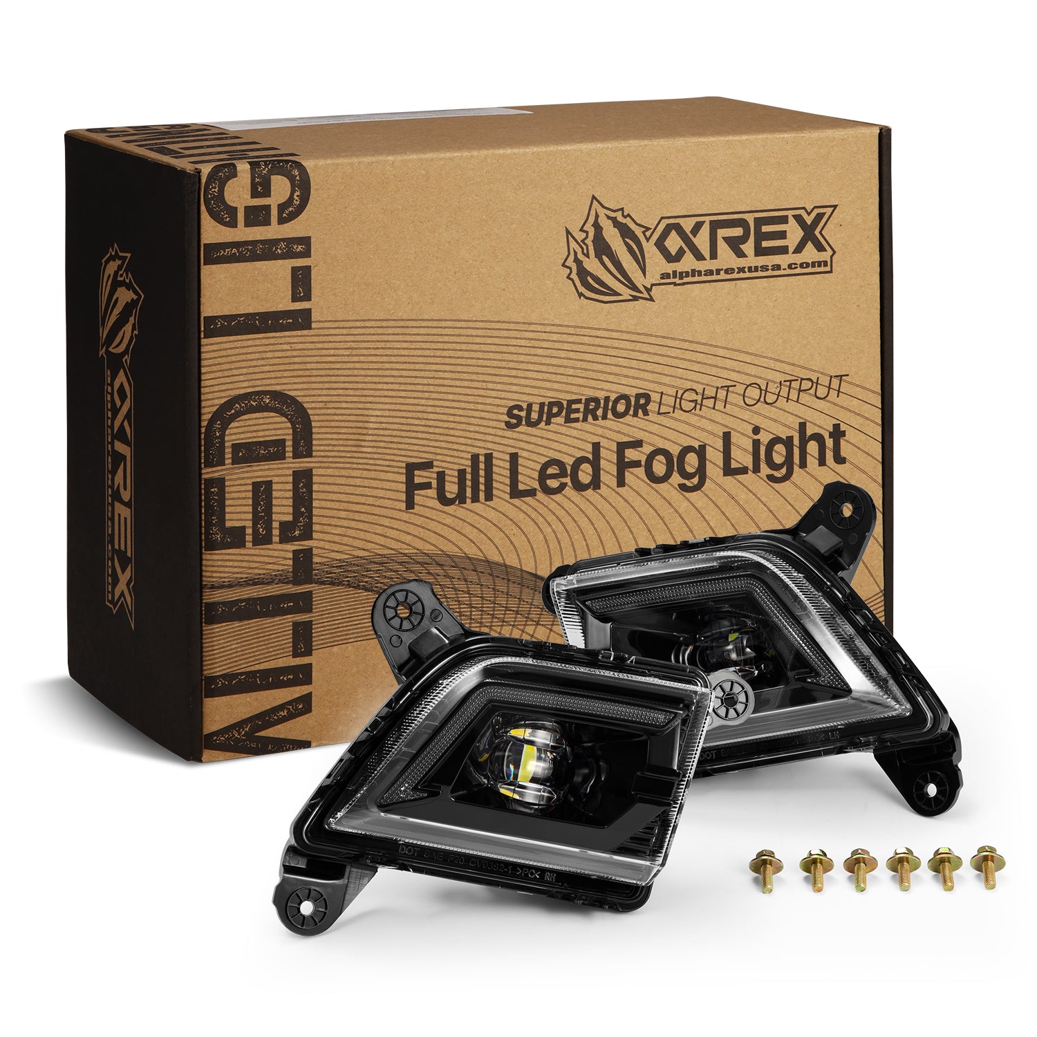 AlphaRex 210017 - DoubleTap Dual Color LED Projector Fog Lights 1