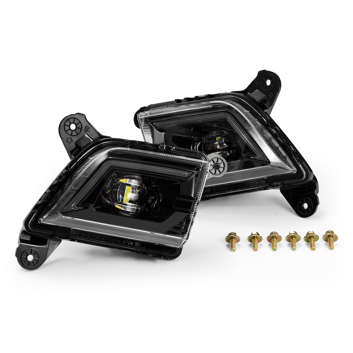 AlphaRex 210017 - DoubleTap Dual Color LED Projector Fog Lights 2
