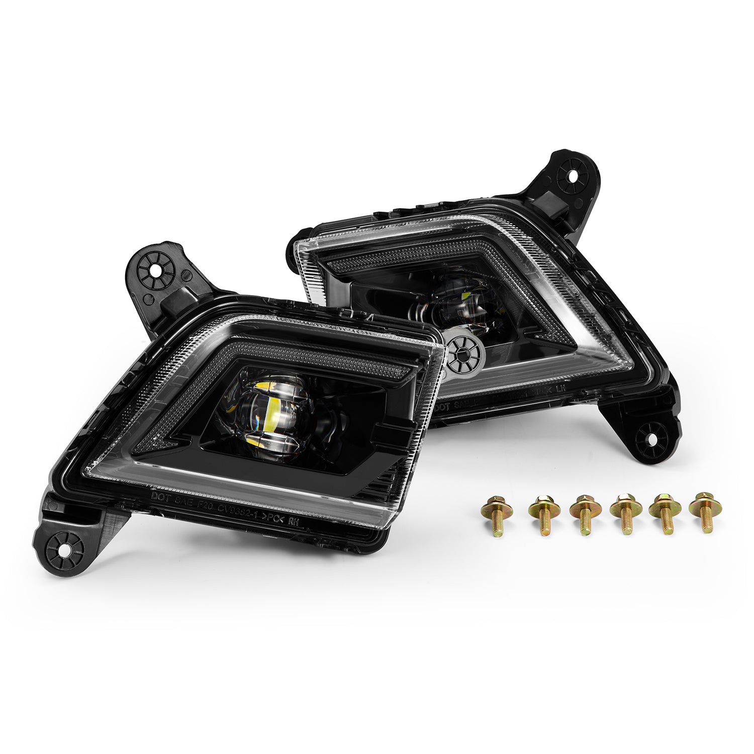 AlphaRex 210017 - DoubleTap Dual Color LED Projector Fog Lights 2