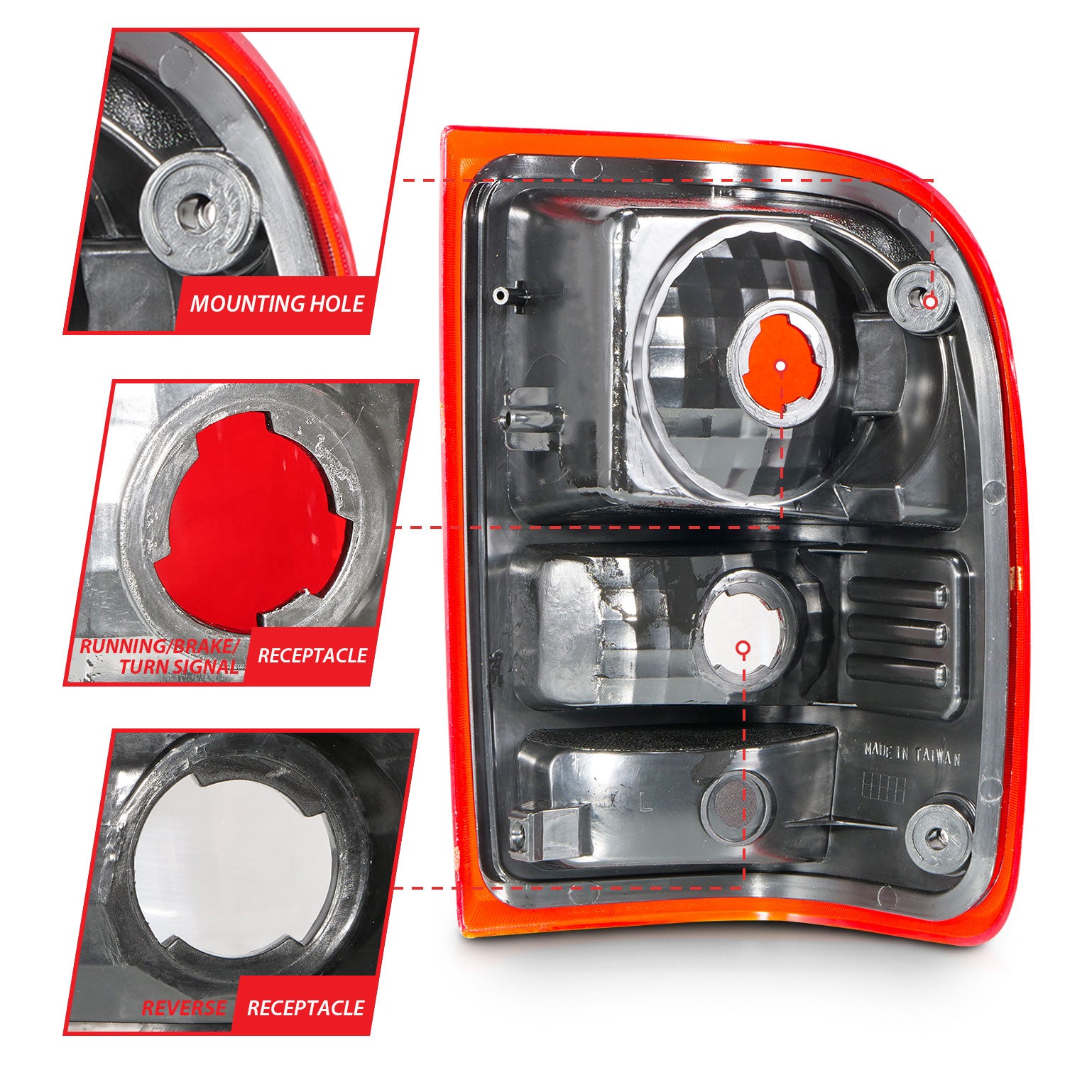 ANZO USA 211182 - Tail Light Set