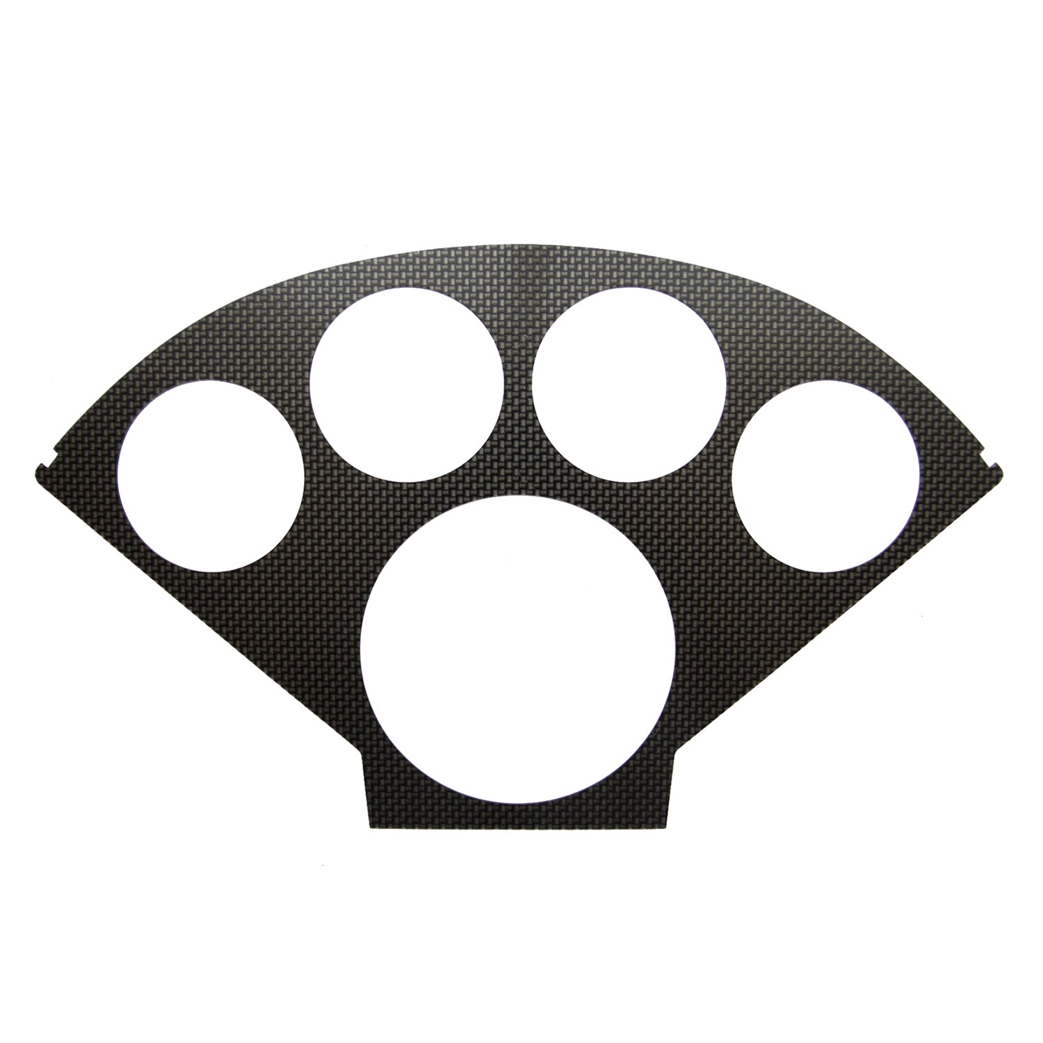AutoMeter 2123 - FACEPLATE FOR #2207, OPTIONAL, CARBON LOOK 3