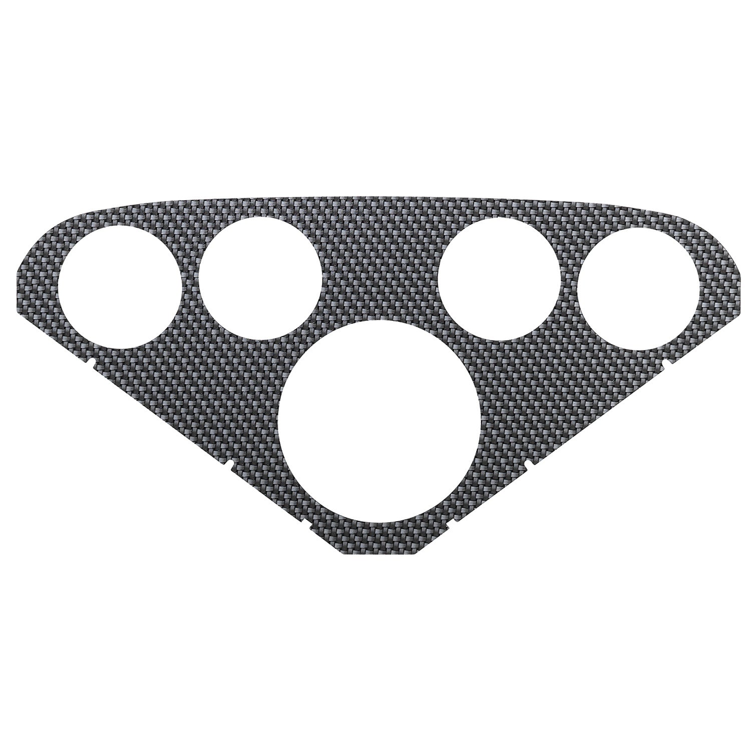 AutoMeter 2124 - FACEPLATE FOR #2208, OPTIONAL, SILVER CARBON LOOK 3