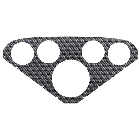 AutoMeter 2124 - FACEPLATE FOR #2208, OPTIONAL, SILVER CARBON LOOK 3
