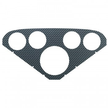 AutoMeter 2124 - FACEPLATE FOR #2208, OPTIONAL, SILVER CARBON LOOK 4