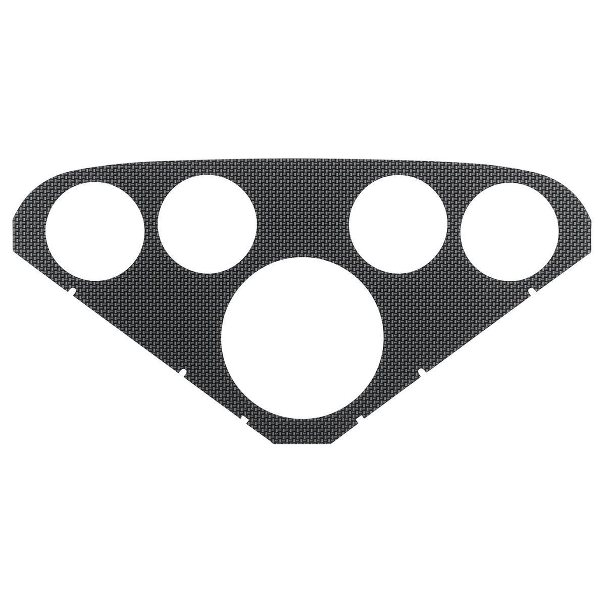 AutoMeter 2125 - FACEPLATE FOR #2208, OPTIONAL, CARBON LOOK 3