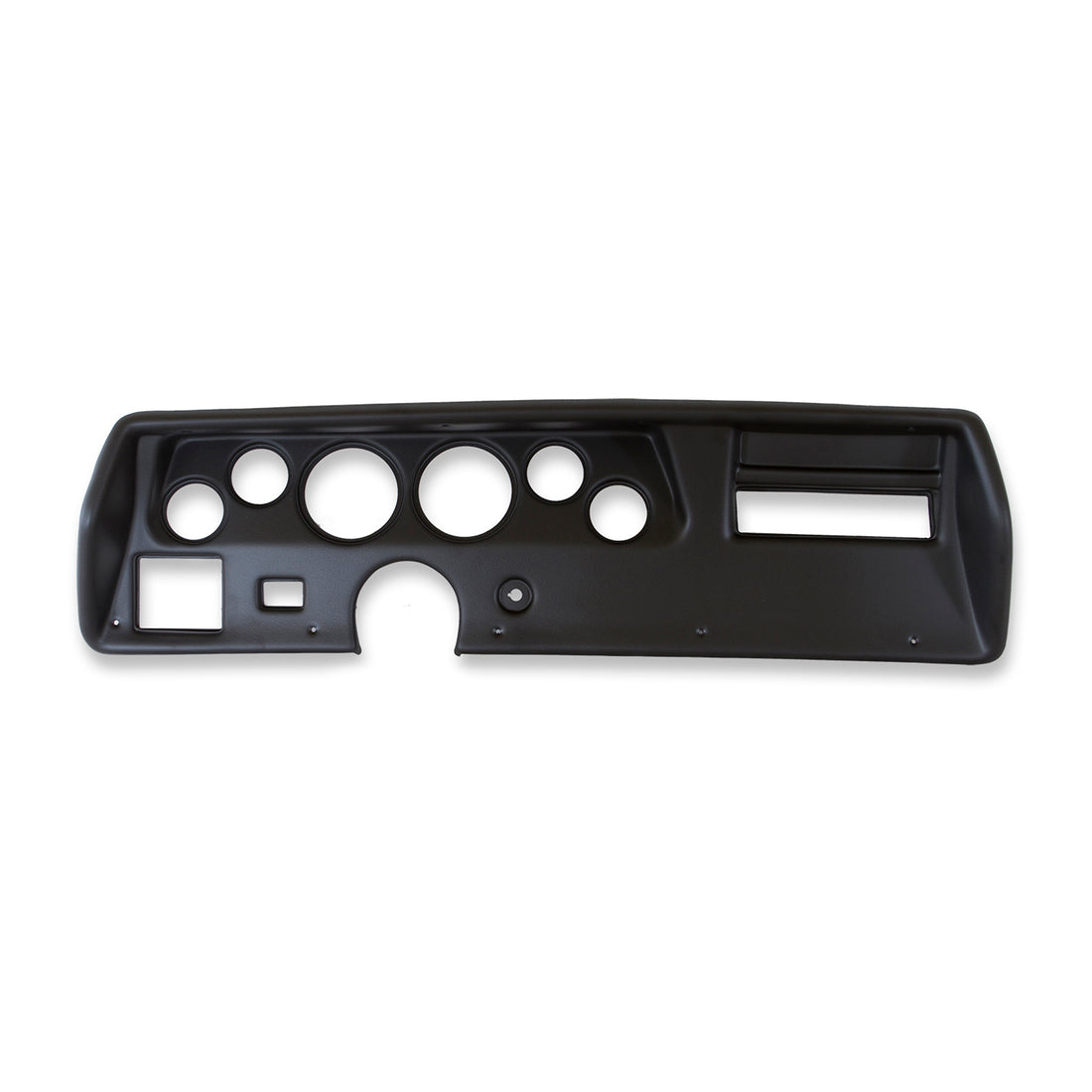 AutoMeter 7025-CH - DIR FIT DSH KT, CHEVELLESS/ELCMNO/MONTE 70-72, RPM/MPH/FUEL/OILP/WTMP/BAT, CHRN
