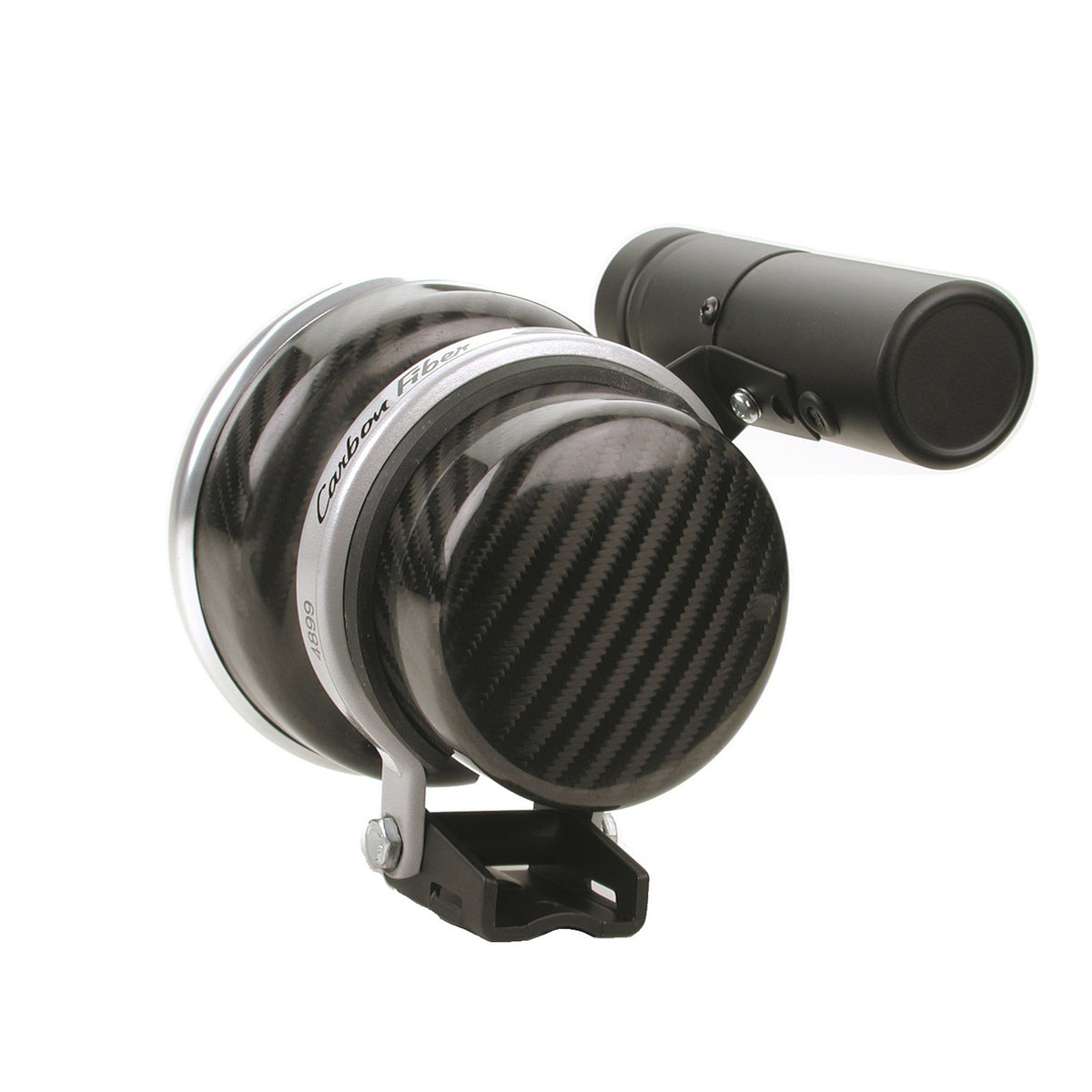 AutoMeter 2155 - GAUGE COVER, FOR 5" PEDESTAL TACHOMETER, CARBON FIBER CUP 3