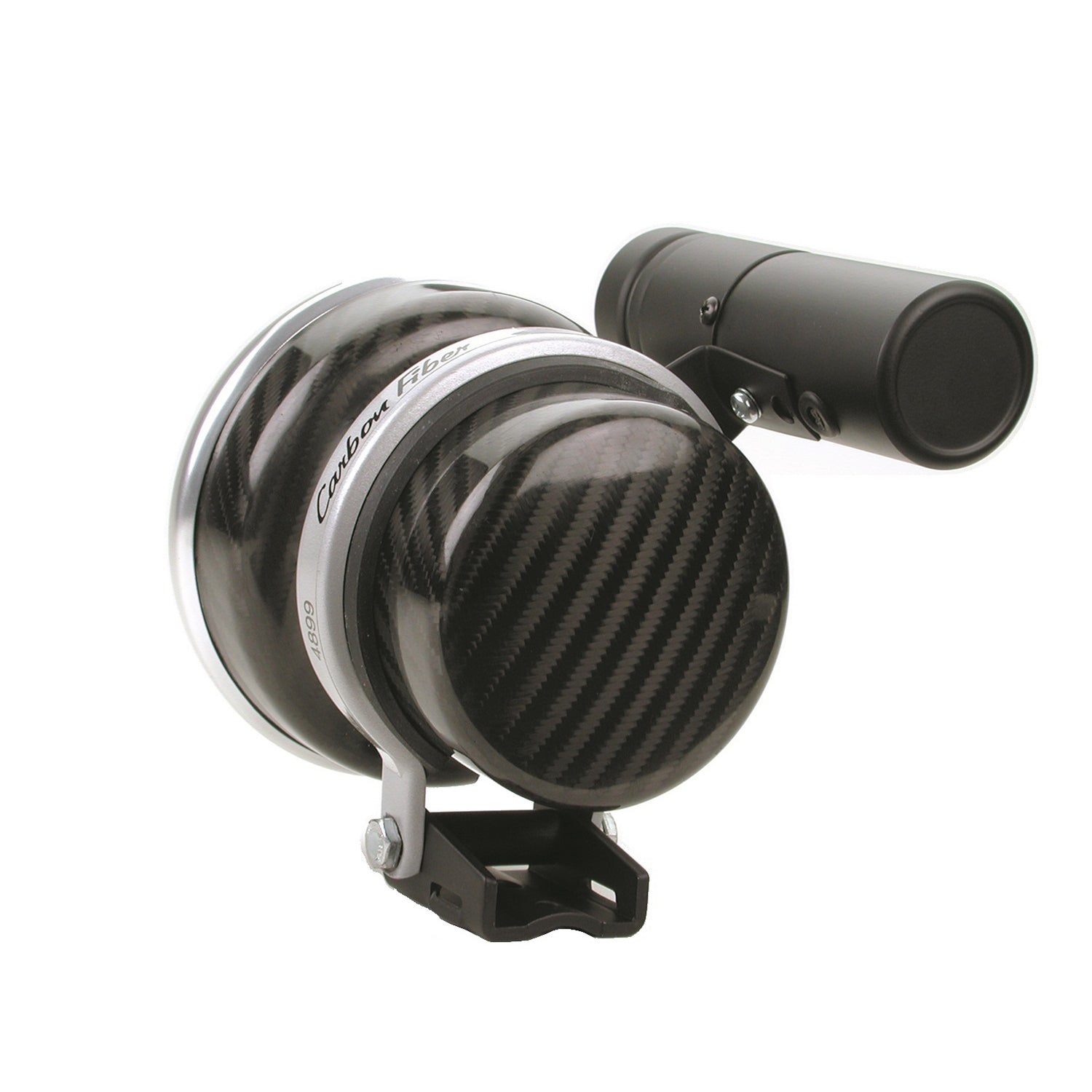 AutoMeter 2155 - GAUGE COVER, FOR 5" PEDESTAL TACHOMETER, CARBON FIBER CUP 3