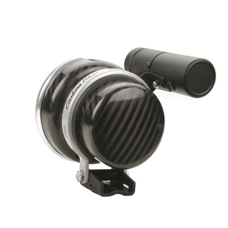 AutoMeter 2155 - GAUGE COVER, FOR 5" PEDESTAL TACHOMETER, CARBON FIBER CUP 3