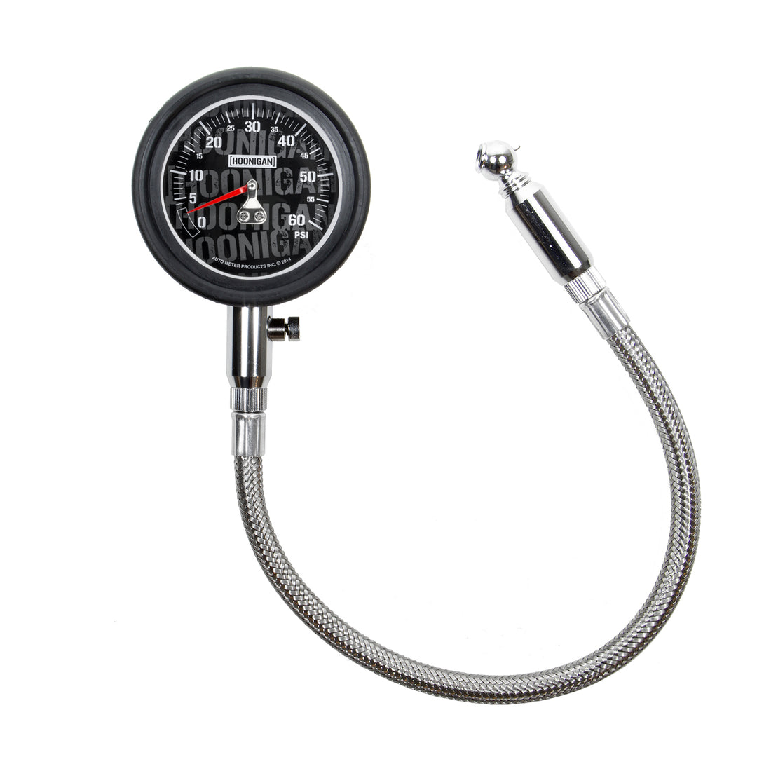 AutoMeter 2160-09000 - GAUGE, TIRE PRESSURE, 0-60PSI, HOONIGAN, ANALOG 3