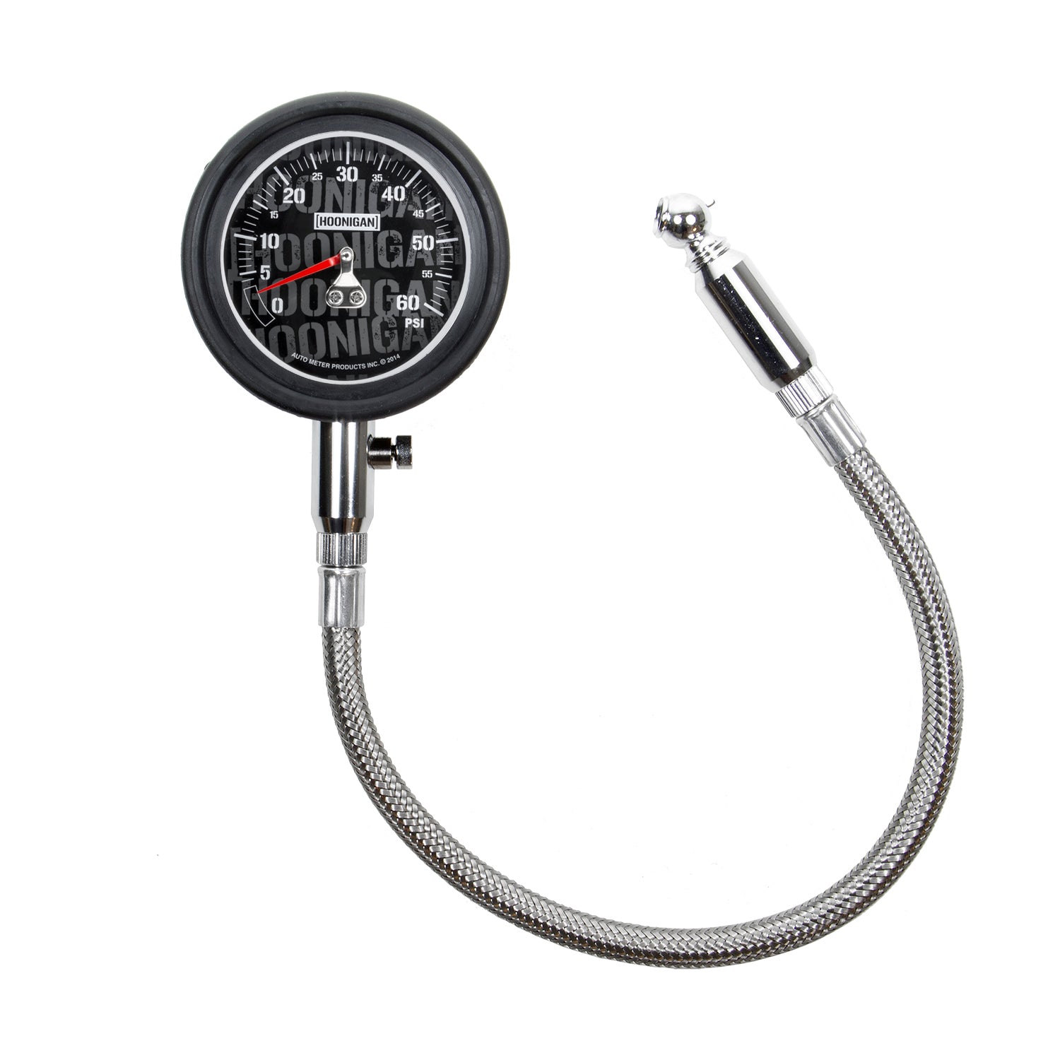 AutoMeter 2160-09000 - GAUGE, TIRE PRESSURE, 0-60PSI, HOONIGAN, ANALOG 3