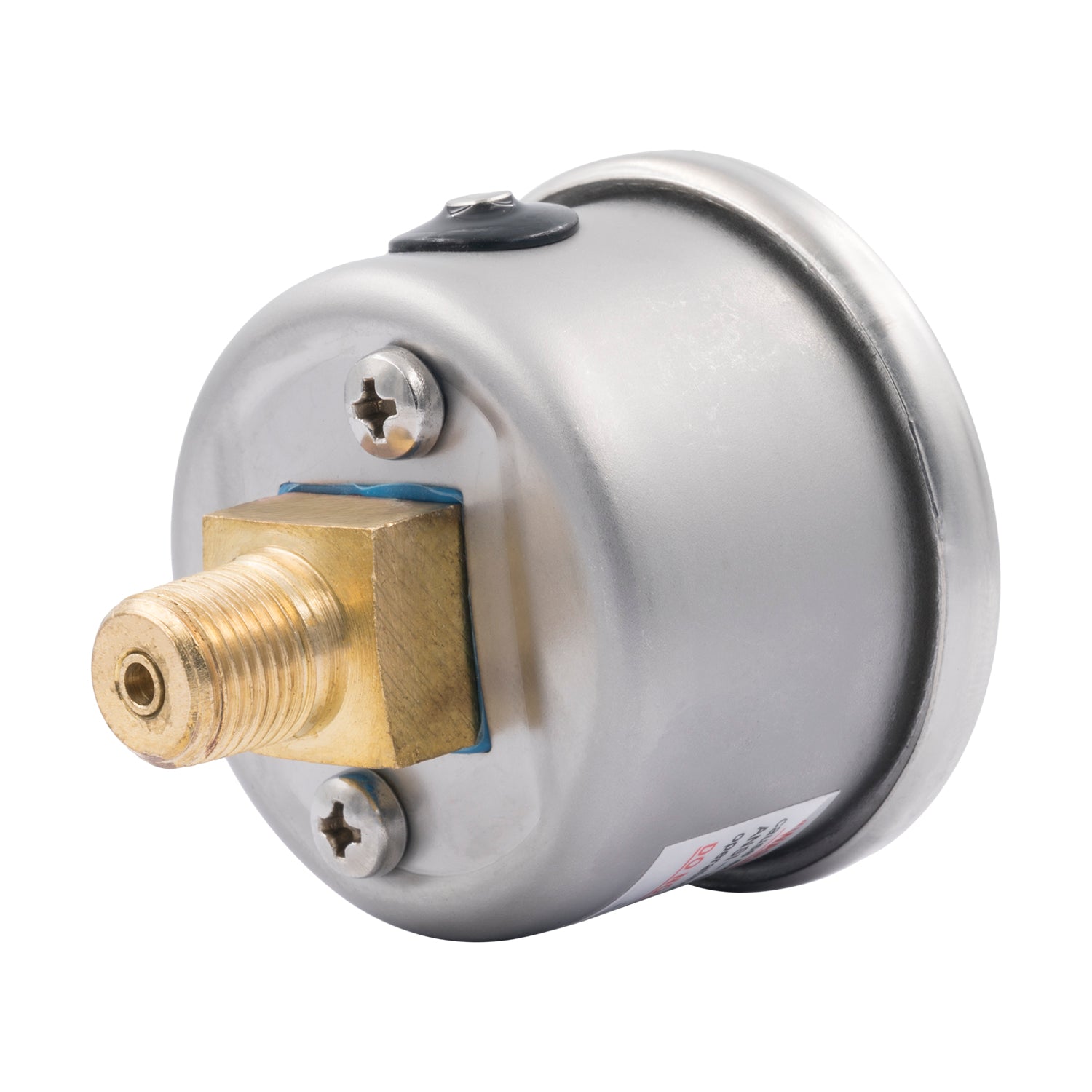 AutoMeter 2183 - GAUGE, PRESS, 1.5" DIRECT MNT, 2,000PSI, LIQUID FILLED MECH, WHT, 1/8" NPTF MALE 1