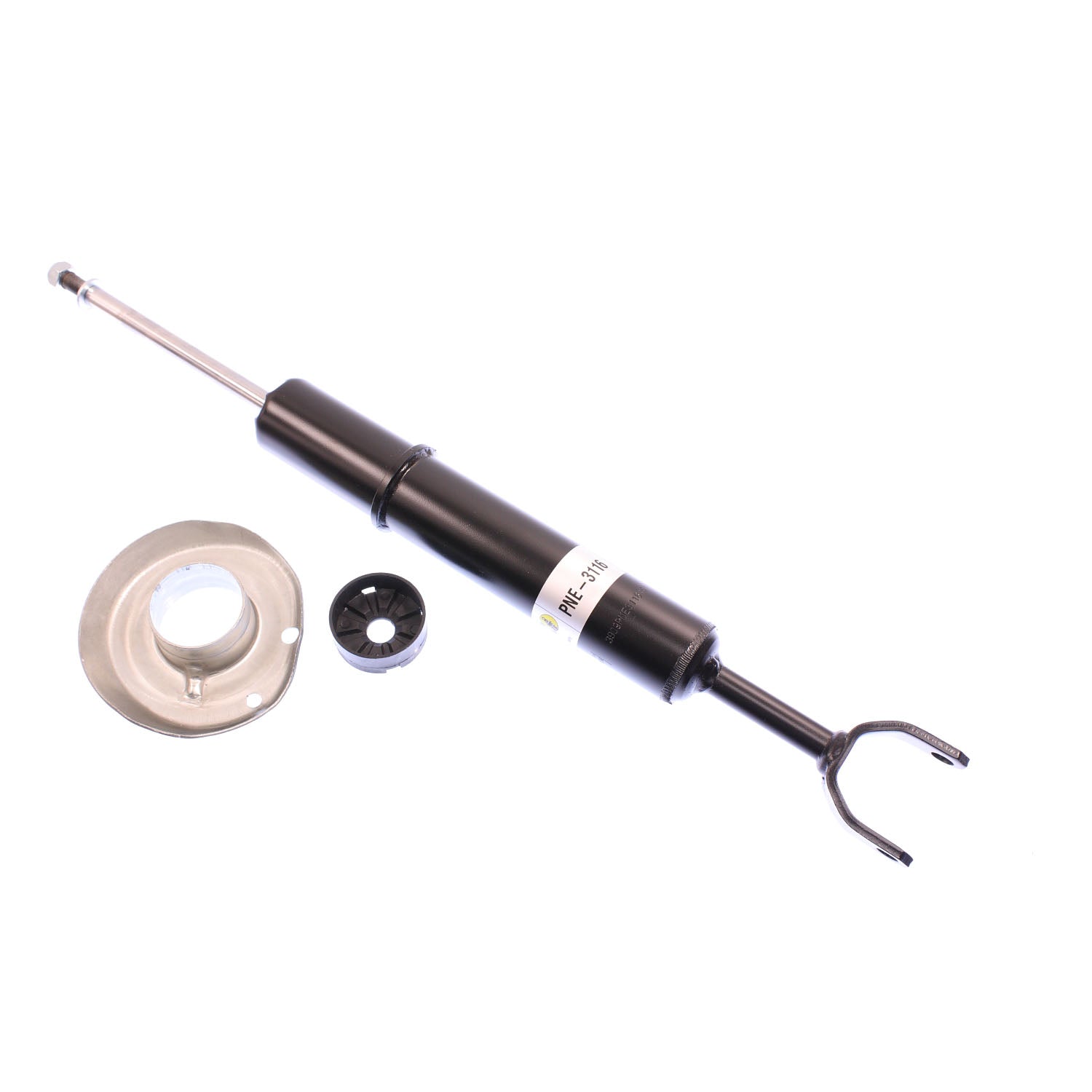 Bilstein 22-031167 - Suspension Shock Absorber Twintube Front Audi A4 2001-1996 A4 Quattro 2001-1996 A6 2000-1998 A6 Quattro 2004-1998 Volkswagen Passat 2000-1998 Clevis Stem Black Paint B4 OE Replacement Bilstein 1