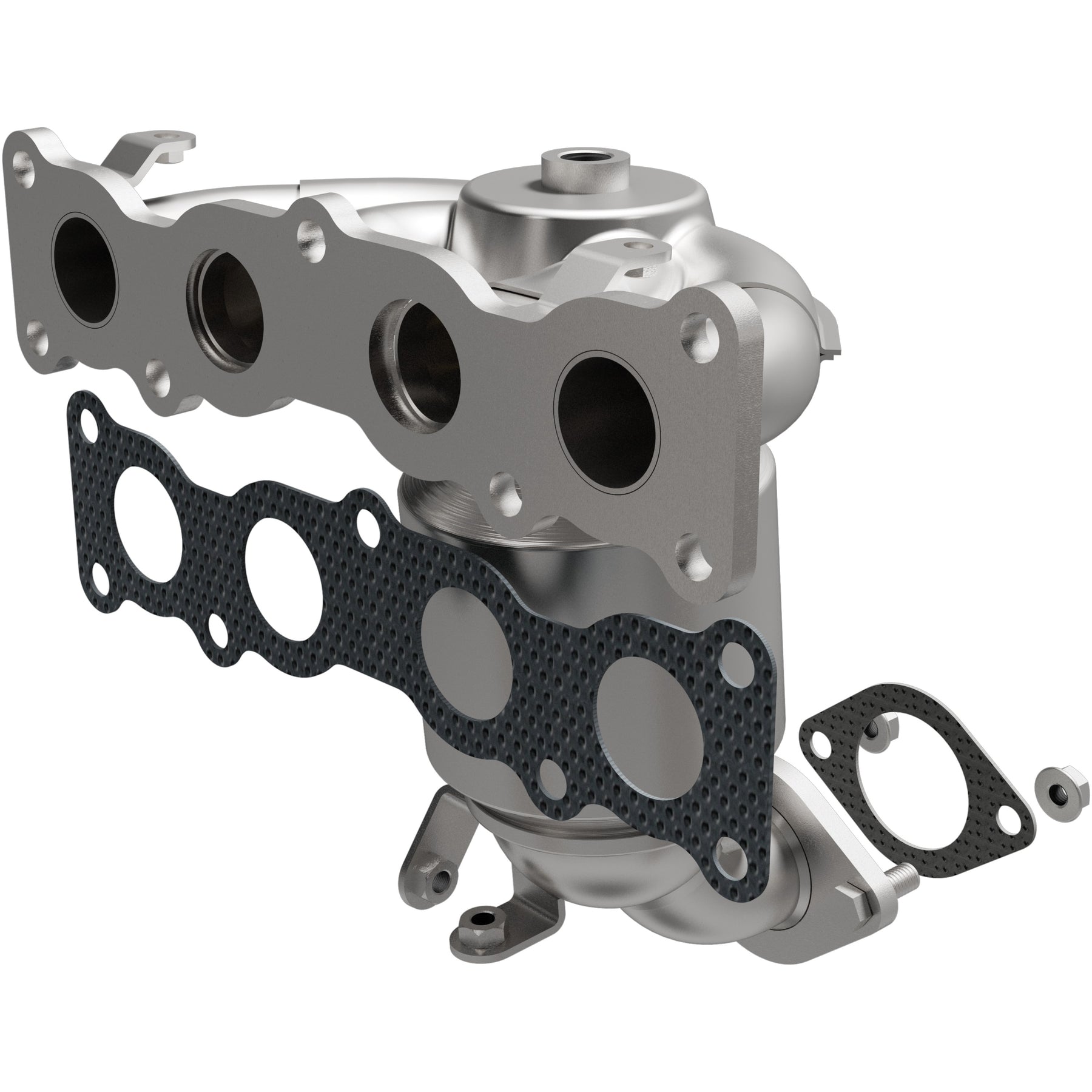 MagnaFlow Exhaust Products 22-266 OEM Grade one-piece catalytic converter with integrated exhaust manifold for 2016-2022