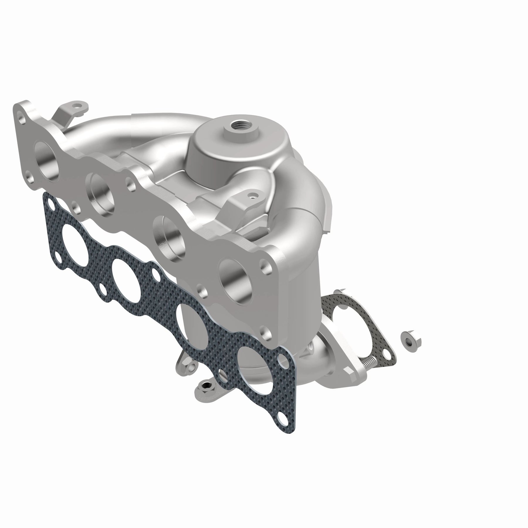 MagnaFlow Exhaust Products 22-266 OEM Grade one-piece catalytic converter with integrated exhaust manifold for 2016-2022