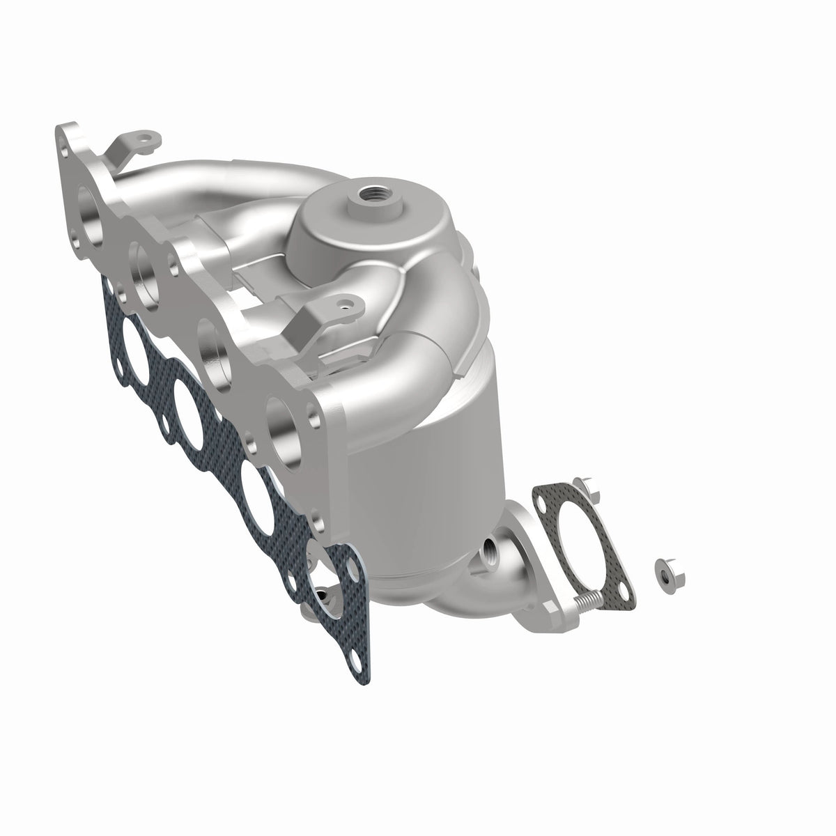 MagnaFlow Exhaust Products 22-266 OEM Grade one-piece catalytic converter with integrated exhaust manifold for 2016-2022