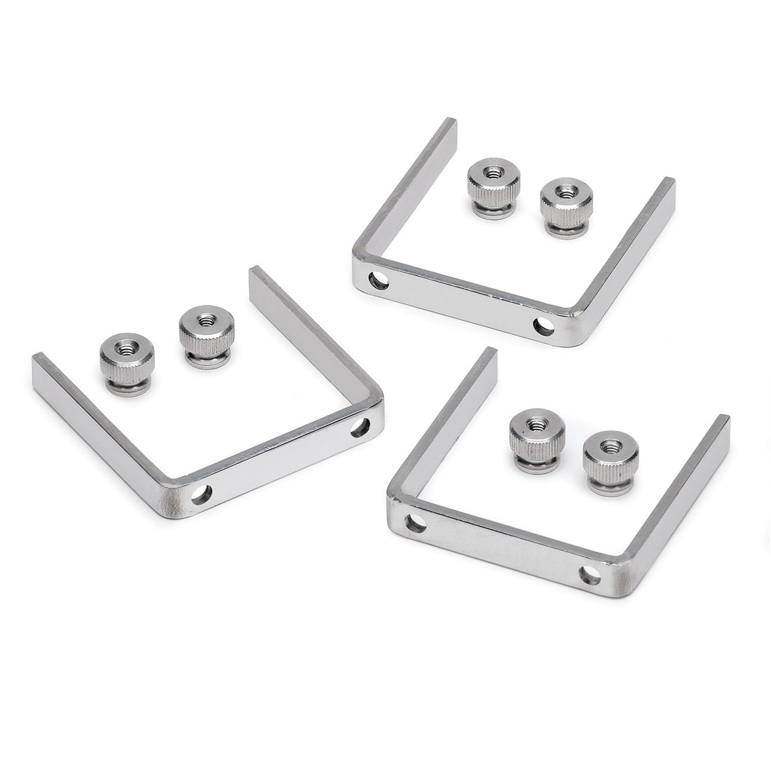 AutoMeter 2225 - GAUGE BRACKET  KIT, 2 1/16", ALUMINUM, QTY 3 3
