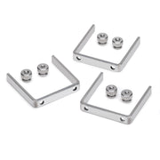 AutoMeter 2225 - GAUGE BRACKET  KIT, 2 1/16", ALUMINUM, QTY 3 3