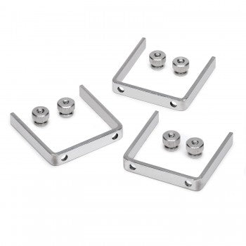 AutoMeter 2225 - GAUGE BRACKET  KIT, 2 1/16", ALUMINUM, QTY 3 4