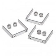 AutoMeter 2225 - GAUGE BRACKET  KIT, 2 1/16", ALUMINUM, QTY 3 4