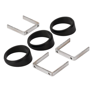 AutoMeter 2234 - GAUGE MOUNT, ANGLE RINGS, 3 PCS., BLACK, FOR 2 1/16" GAUGES 3
