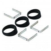 AutoMeter 2234 - GAUGE MOUNT, ANGLE RINGS, 3 PCS., BLACK, FOR 2 1/16" GAUGES 5