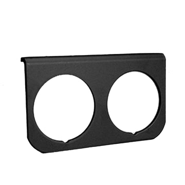 AutoMeter 2237 - GAUGE MOUNTING PANEL, DUAL, 2 1/16", BLACK, ALUMINUM 3
