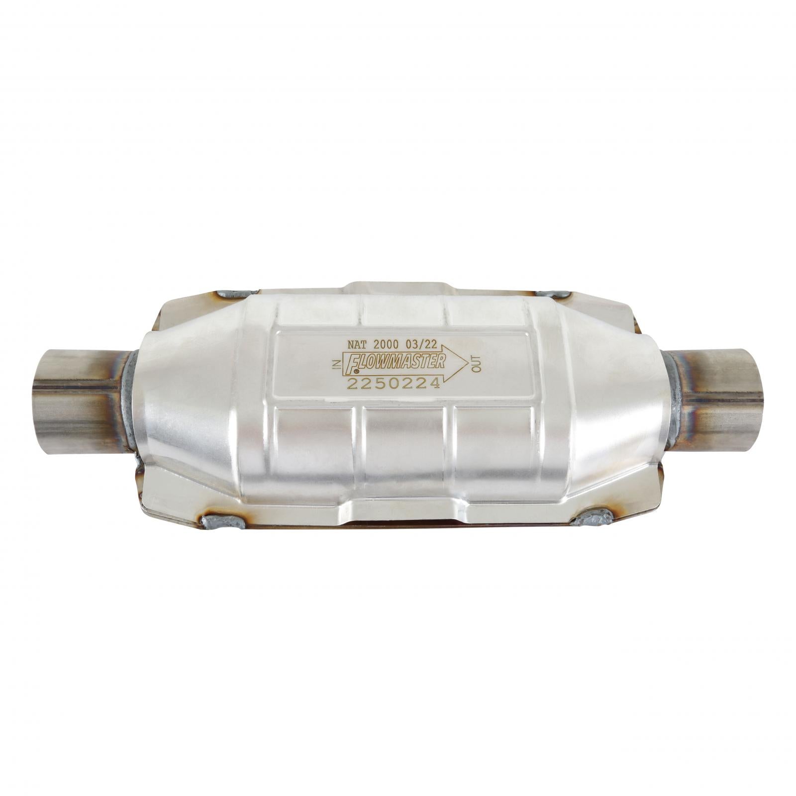 Flowmaster 2250224 Catalytic Converter Universal 225 Series 2.25 Inch Inlet/Outlet
