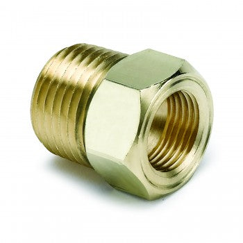AutoMeter 2264 - FITTING, ADAPTER, 1/2" NPT MALE, BRASS, FOR MECH.TEMP. GAUGE 4