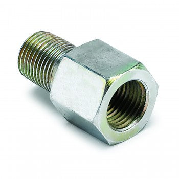 AutoMeter 2269 - FITTING, ADAPTER, METRIC, 1/8" BSPT MALE TO 1/8" NPTF FEMALE, BRASS 4