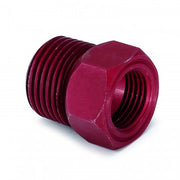 AutoMeter 2273 - FITTING, ADAPTER, 1/2" NPT MALE, ALUMINUM, RED, FOR MECH. TEMP. GAUGE 4