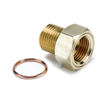 AutoMeter 2275 - FITTING, ADAPTER, M16X1.5 MALE, BRASS, FOR MECH. TEMP. GAUGE 3