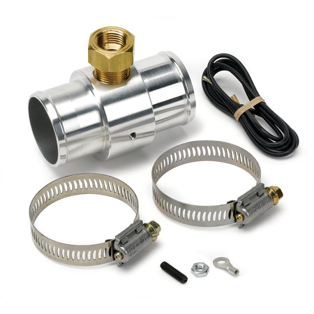 AutoMeter 2283 - FITTING, ADAPTER, RADIATOR HOSE, 1.5", 3/8" NPTF FEMALE, ALUMINUM 3