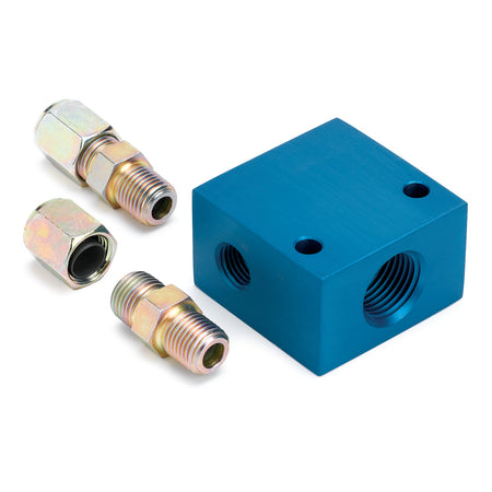 AutoMeter 2286 - FITTING, ADAPTER, TRANSMISSION LINE, 3/8" OD TUBING, 1/2" NPTF 3