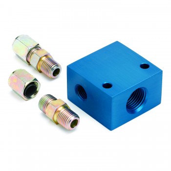 AutoMeter 2286 - FITTING, ADAPTER, TRANSMISSION LINE, 3/8" OD TUBING, 1/2" NPTF 4