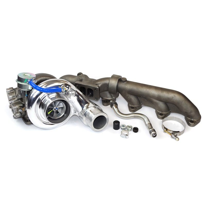 Industrial Injection Air and Fuel Delivery Industrial Injection 22B424 - 2013-2015 Dodge Cummins 6.7L Silver Bullet 62mm Kit