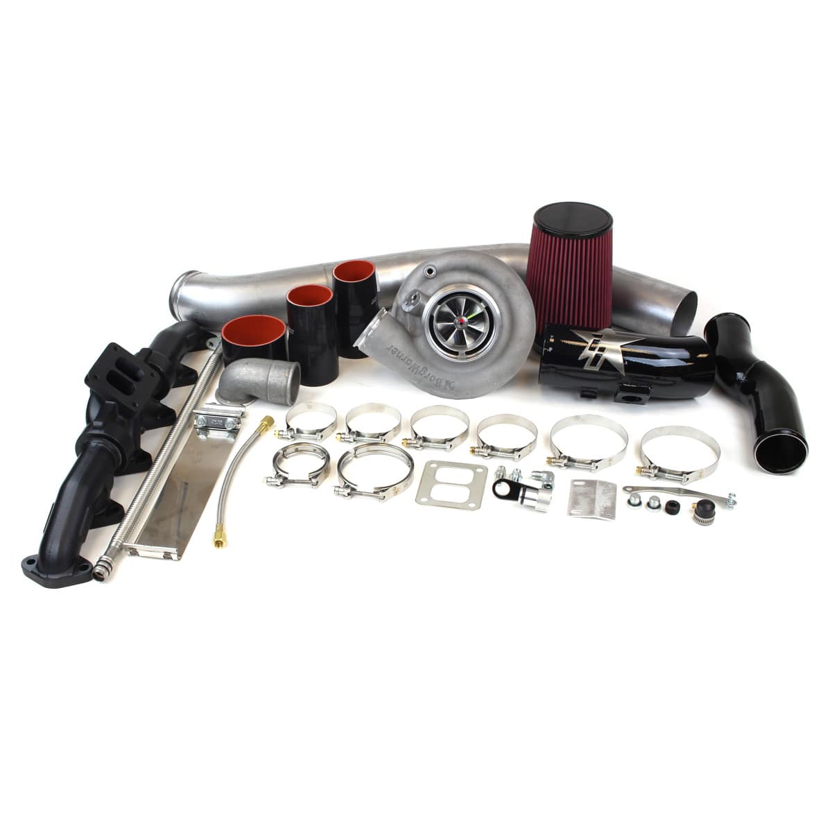 Industrial Injection Air and Fuel Delivery Industrial Injection 22B438 - 2010-2012 6.7L Dodge S300 SX-E 69/74 With .91 A/R Single Turbo Kit