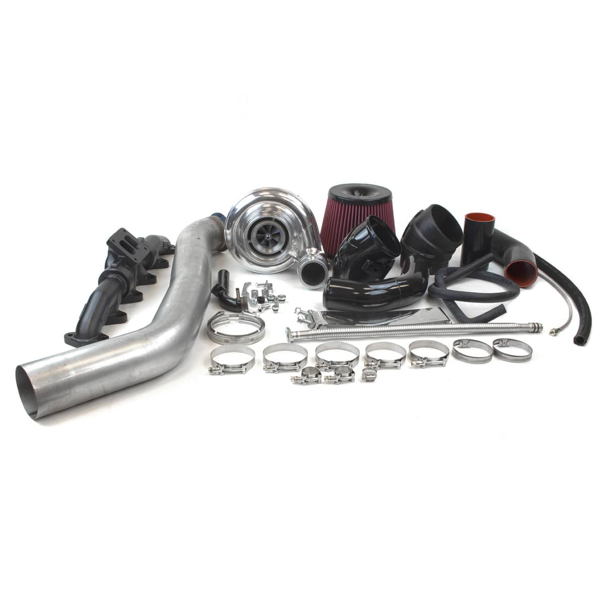 Industrial Injection Air and Fuel Delivery Industrial Injection 22C417 - 2013-2016 Dodge S471 w/.90 Turbin A/R Turbo Kit