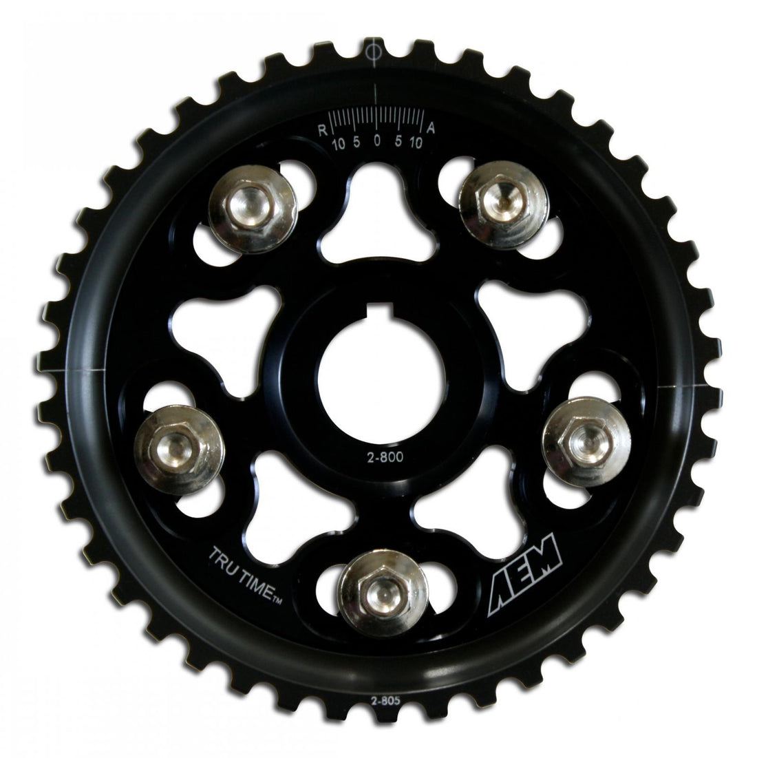 AEM Electronics 23-801BK - Tru-Time Adjustable Cam Gear Honda H-Series Engines H22A1/H22A4 5-Bolt AEM Electronics 5