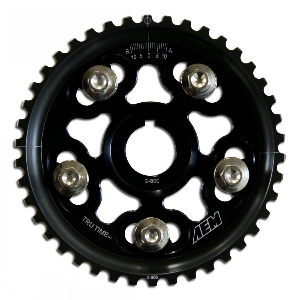 AEM Electronics 23-801BK - Tru-Time Adjustable Cam Gear Honda H-Series Engines H22A1/H22A4 5-Bolt AEM Electronics 5