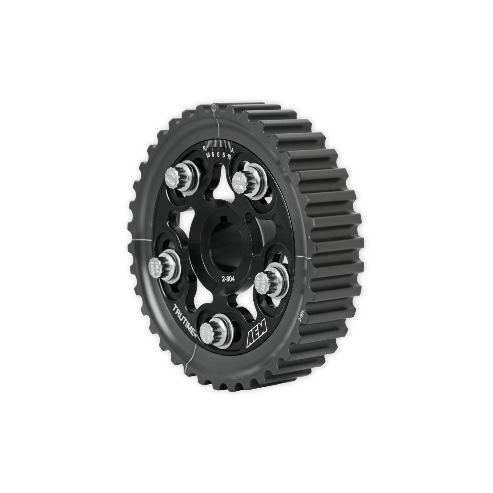 AEM Electronics 23-804BK - Tru-Time Adjustable Cam Gear Honda D-Series Engines D16Y7/D16Y8 5-Bolt AEM Electronics 3