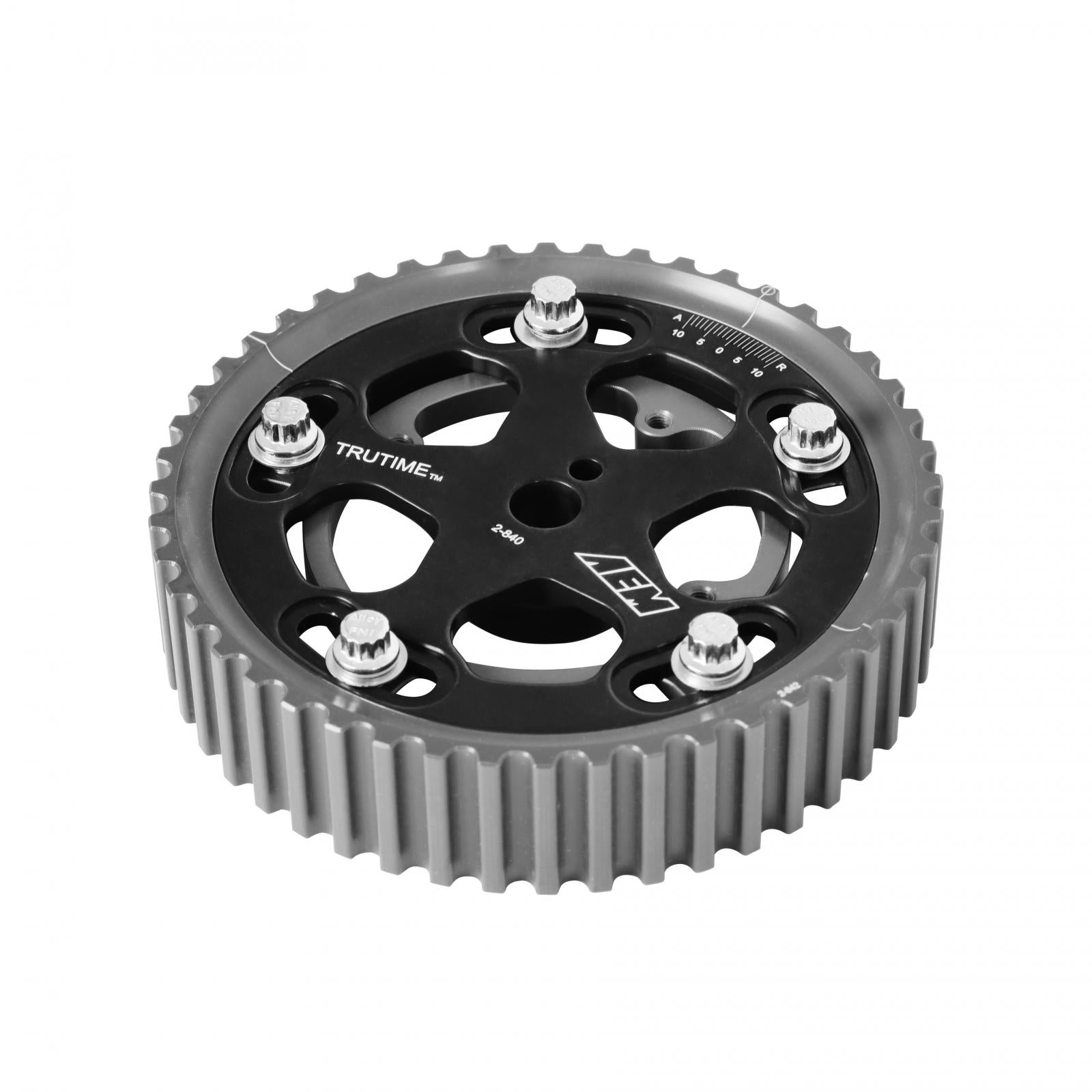 AEM Electronics 23-830BK - Tru-Time Adjustable Cam Gear Mitsubishi 4G63 Eagle VIN E/F/U Mitsubishi VIN E/F/R/U and 4G63T Plymouth VIN E/F/R/U 5-Bolt AEM Electronics 2