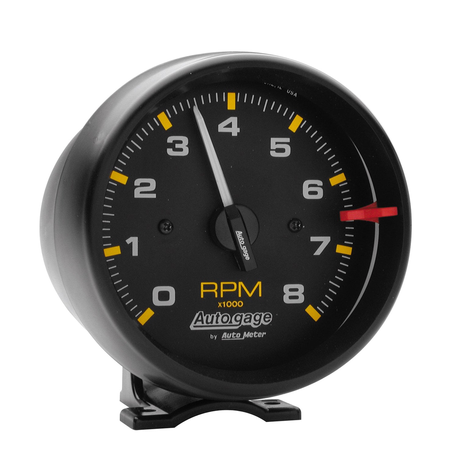 AutoMeter 2300 - GAUGE, TACHOMETER, 3 3/4", 8K RPM, PEDESTAL, BLK DIAL BLK CASE, AUTOGAGE 3